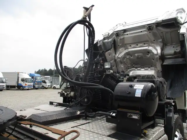 ナンバー付　令和2年　いすゞ　トラクタ　460馬力　AT　第五輪：11,400㎏　ダンプPTO付　極東開発　アルミホイール　ETC2.0の画像27