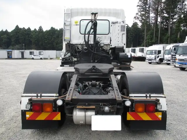 ナンバー付　令和2年　いすゞ　トラクタ　460馬力　AT　第五輪：11,400㎏　ダンプPTO付　極東開発　アルミホイール　ETC2.0の画像6