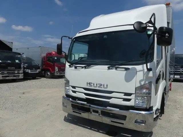 【神奈川県厚木市保管】平成30年　いすゞ　4t　62ワイドウィング車PG付　ベッド付き　跳ね上げPG　最大積載量;2,550kg　の画像1