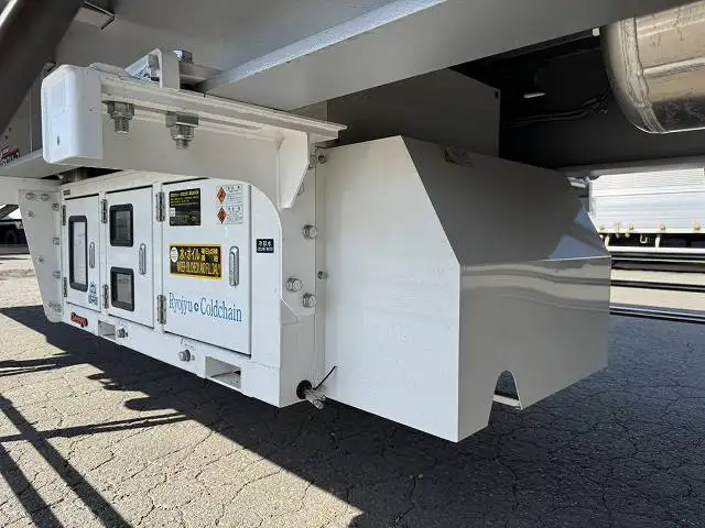 登録済み未使用車　車検：令和8年8月27日迄　令和7年式　フルハーフ　14m3軸冷凍ウイングトレーラー　スーパーシングル　リフトアクスル後軸残し　積載：24,000kg　第五輪：10,980kgの画像19