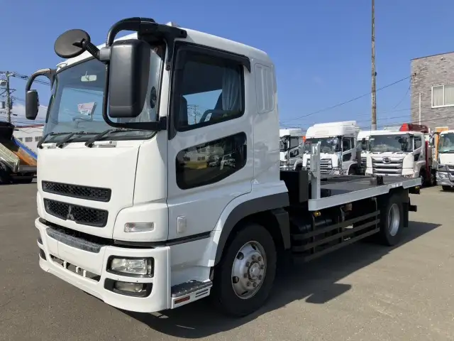 平成19年 三菱 コンテナ専用車(トラクタ) フルトレ仕様 JRコンテナ1基積み 緊締装置付 リーフサス MT 320馬力 MT 積載:8,400㎏ 距離:47万㎞の画像1