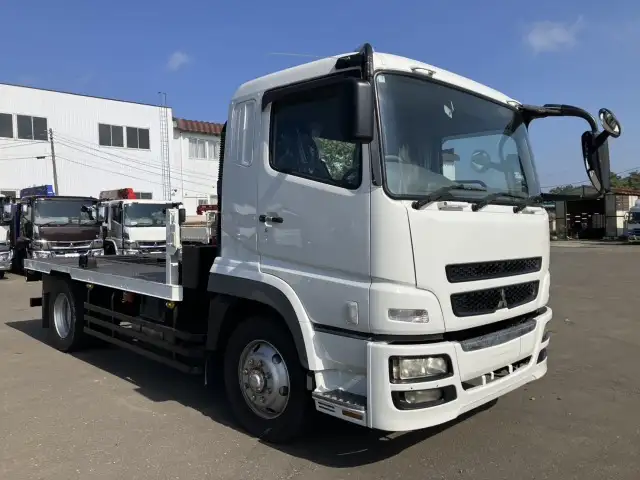 平成19年 三菱 コンテナ専用車(トラクタ) フルトレ仕様 JRコンテナ1基積み 緊締装置付 リーフサス MT 320馬力 MT 積載:8,400㎏ 距離:47万㎞の画像3