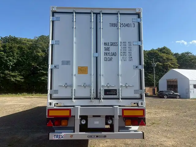 新品！未使用車！　令和7年　トレクス　40FT2軸冷凍コンテナSET　サイド観音扉　冷凍機SLXi400(縦型)　樹脂燃料タンクの画像6