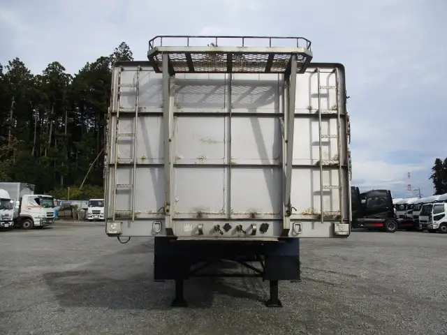 車検付(R8.5)平成27年 東邦 アオリ付トレーラー 2軸リーフサス 積載:21,200㎏ 第五輪:9,100㎏以上の画像2