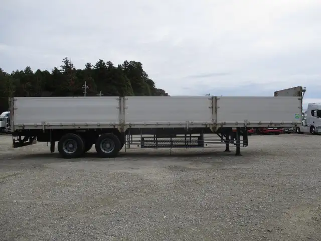 車検付(R8.5)平成27年 東邦 アオリ付トレーラー 2軸リーフサス 積載:21,200㎏ 第五輪:9,100㎏以上の画像4