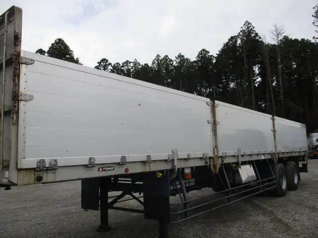 車検付(R8.5)平成27年 東邦 アオリ付トレーラー 2軸リーフサス 積載:21,200㎏ 第五輪:9,100㎏以上の画像35
