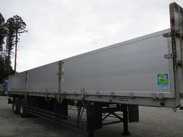 車検付(R8.5)平成27年 東邦 アオリ付トレーラー 2軸リーフサス 積載:21,200㎏ 第五輪:9,100㎏以上の画像36
