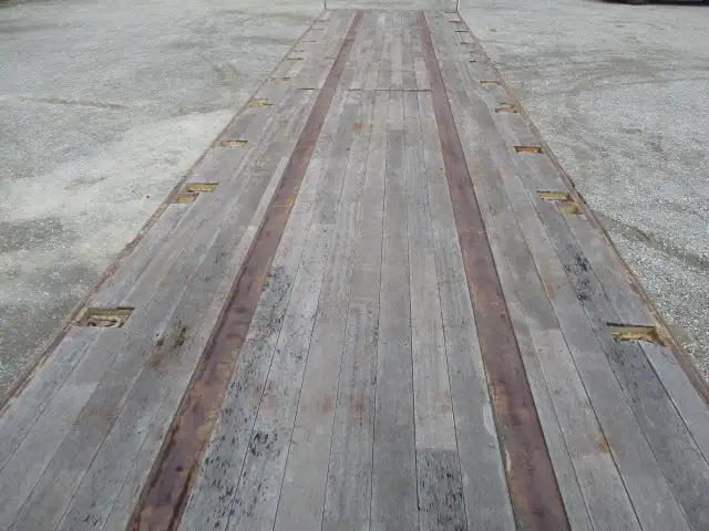 車検付(R8.5)平成27年 東邦 アオリ付トレーラー 2軸リーフサス 積載:21,200㎏ 第五輪:9,100㎏以上の画像48