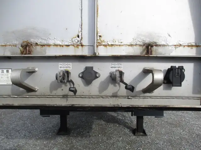 車検付(R8.5)平成27年 東邦 アオリ付トレーラー 2軸リーフサス 積載:21,200㎏ 第五輪:9,100㎏以上の画像9