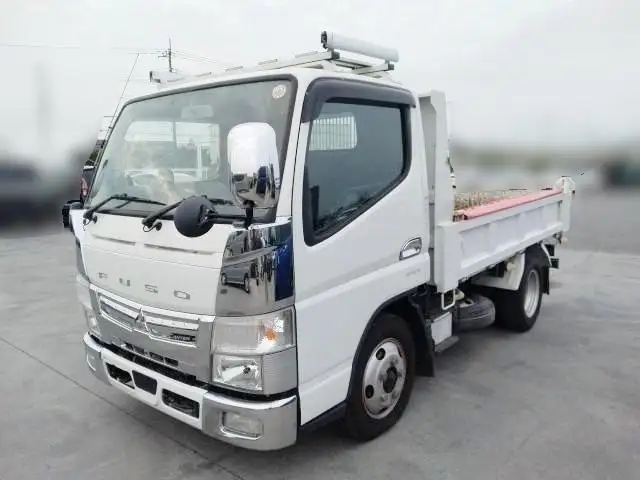 【埼玉県行田市保管】令和3年 キャンター 低床強化ダンプ 新明和 MT ETC  の画像1