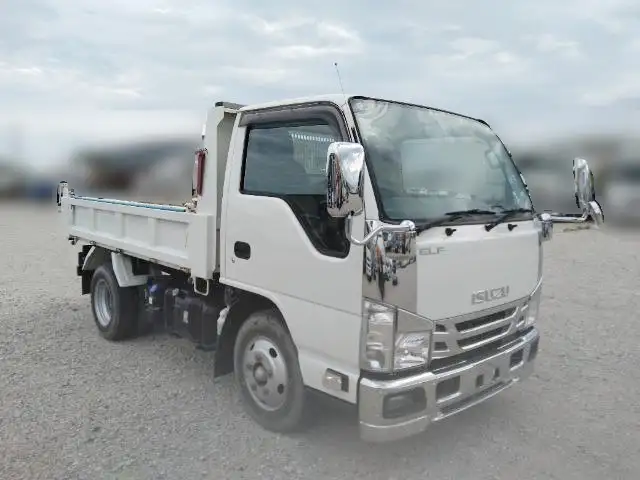 【宮城県岩沼市保管】令和3年 エルフ ダンプ 高床強化ダンプ MT 新明和の画像2