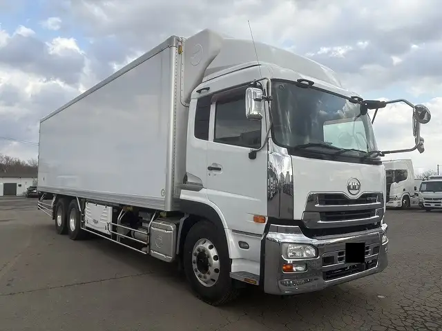 【継続車検取得中】平成25年　UD　大型冷凍車　積載：13,200㎏　距離：43,8万㎞　2エバ　冷凍機：菱重（TU100SA multi）-35℃設定の画像3