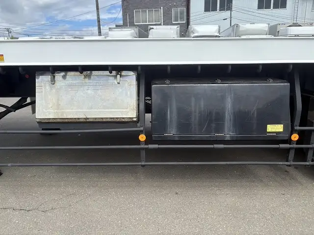 車検:令和8年2月25日 積載:29.1t フルハーフ 12m3軸フラットトレーラー スーパーシングル リフトアクスルの画像11