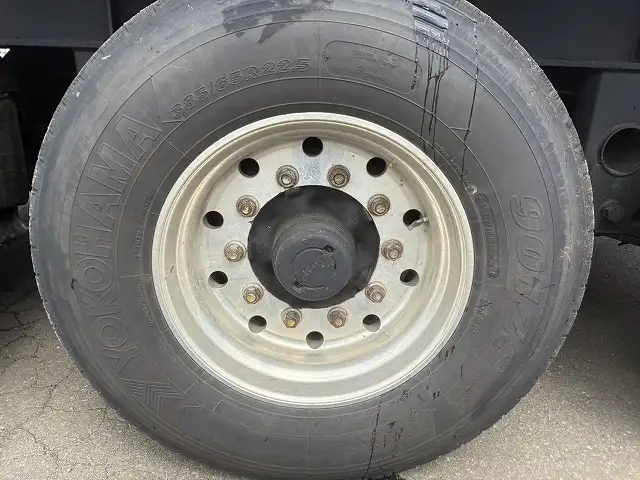 車検:令和8年2月25日 積載:29.1t フルハーフ 12m3軸フラットトレーラー スーパーシングル リフトアクスルの画像14