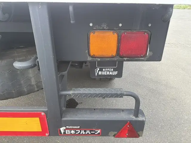 車検:令和8年2月25日 積載:29.1t フルハーフ 12m3軸フラットトレーラー スーパーシングル リフトアクスルの画像19