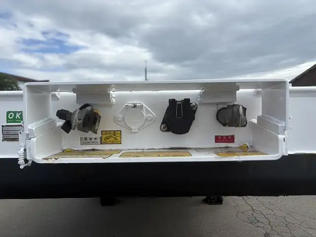 車検:令和8年2月25日 積載:29.1t フルハーフ 12m3軸フラットトレーラー スーパーシングル リフトアクスルの画像28