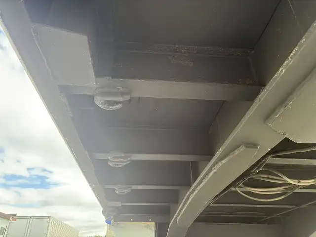 車検:令和8年2月25日 積載:29.1t フルハーフ 12m3軸フラットトレーラー スーパーシングル リフトアクスルの画像31