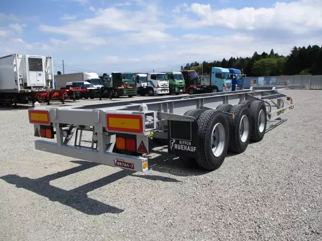 令和02年04月中古大型コンテナシャーシー日本フルハーフフルハーフの画像4