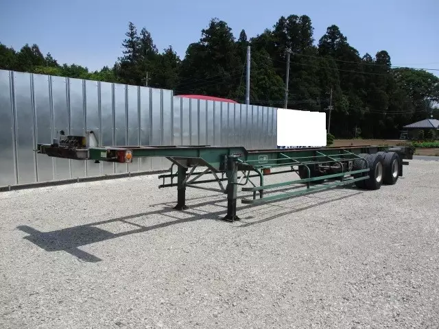 平成07年07月中古大型コンテナシャーシー日本フルハーフフルハーフの画像1