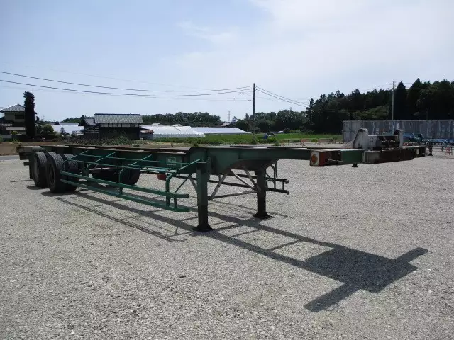 平成07年07月中古大型コンテナシャーシー日本フルハーフフルハーフの画像3