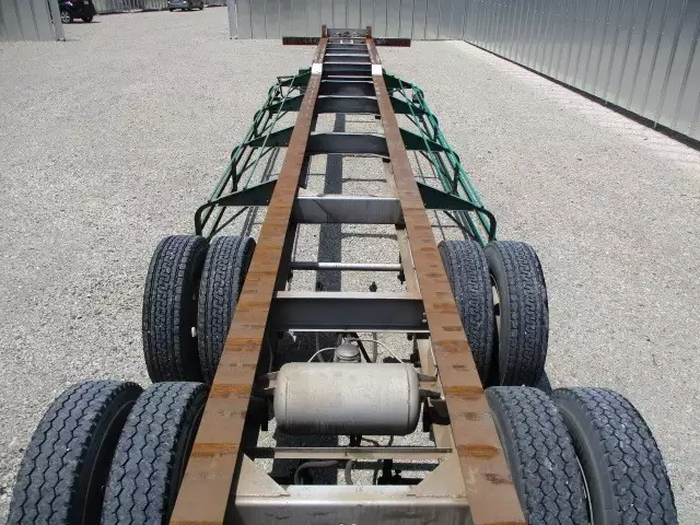 平成07年07月中古大型コンテナシャーシー日本フルハーフフルハーフの画像60