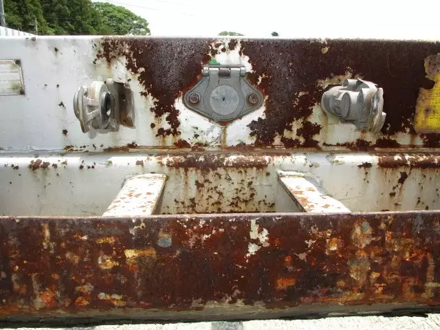 平成07年07月中古大型コンテナシャーシー日本フルハーフフルハーフの画像7